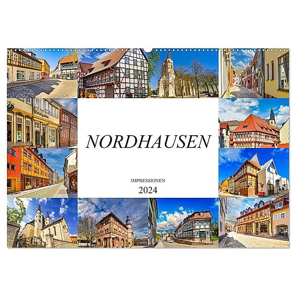 Nordhausen Impressionen (Wandkalender 2024 DIN A2 quer), CALVENDO Monatskalender, Dirk Meutzner