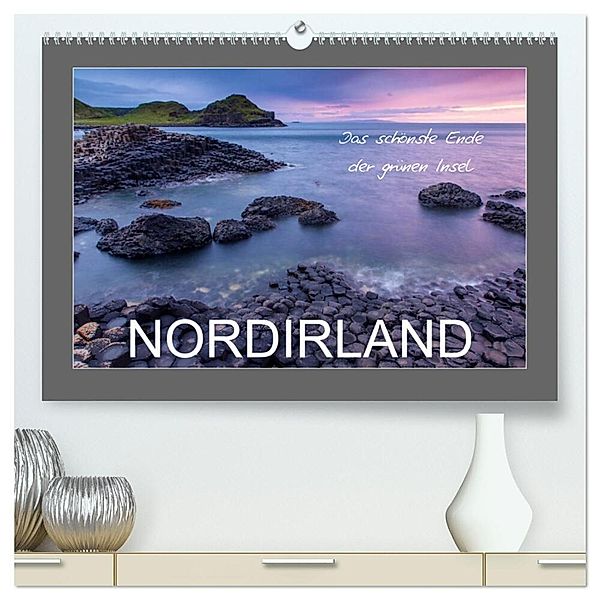 Nordirland - das schönste Ende der grünen Insel (hochwertiger Premium Wandkalender 2024 DIN A2 quer), Kunstdruck in Hochglanz, Ferry Böhme