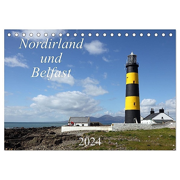 Nordirland und Belfast (Tischkalender 2024 DIN A5 quer), CALVENDO Monatskalender, Rainer Grosskopf