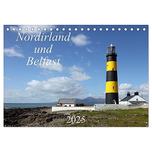 Nordirland und Belfast (Tischkalender 2025 DIN A5 quer), CALVENDO Monatskalender, Calvendo, Rainer Grosskopf