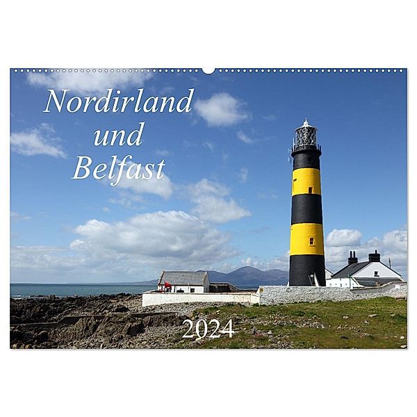 Nordirland und Belfast (Wandkalender 2024 DIN A2 quer), CALVENDO Monatskalender, Rainer Großkopf