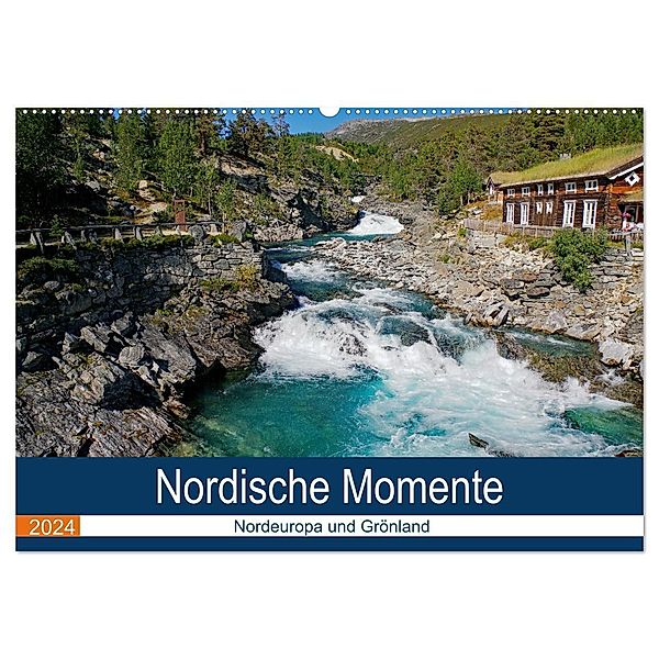 Nordische Momente (Wandkalender 2024 DIN A2 quer), CALVENDO Monatskalender, Reinhard Pantke