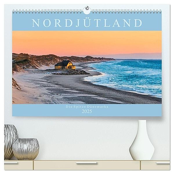 Nordjütland - die Spitze Dänemarks (hochwertiger Premium Wandkalender 2025 DIN A2 quer), Kunstdruck in Hochglanz, Calvendo, Reemt Peters-Hein