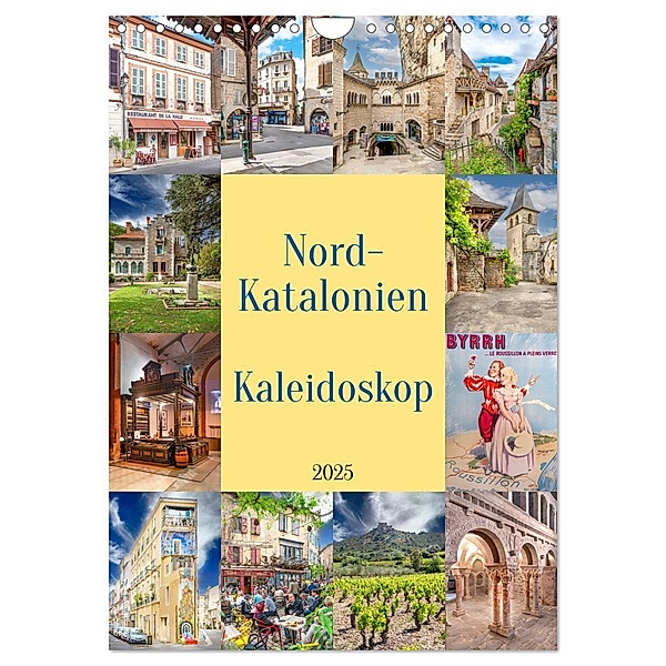 Nordkatalonien Kaleidoskop (Wandkalender 2025 DIN A4 hoch), CALVENDO Monatskalender, Calvendo, Bodo Schmidt