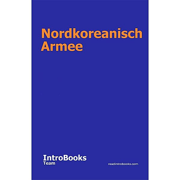 Nordkoreanisch Armee, IntroBooks Team