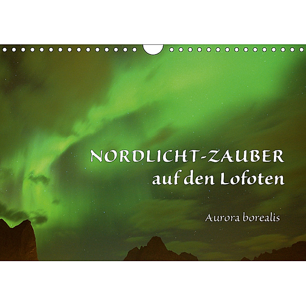 Nordlicht-Zauber auf den Lofoten. Aurora borealisCH-Version (Wandkalender 2019 DIN A4 quer), GUGIGEI