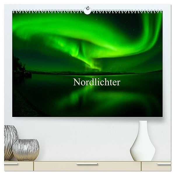 Nordlichter (hochwertiger Premium Wandkalender 2024 DIN A2 quer), Kunstdruck in Hochglanz, Gunar Streu
