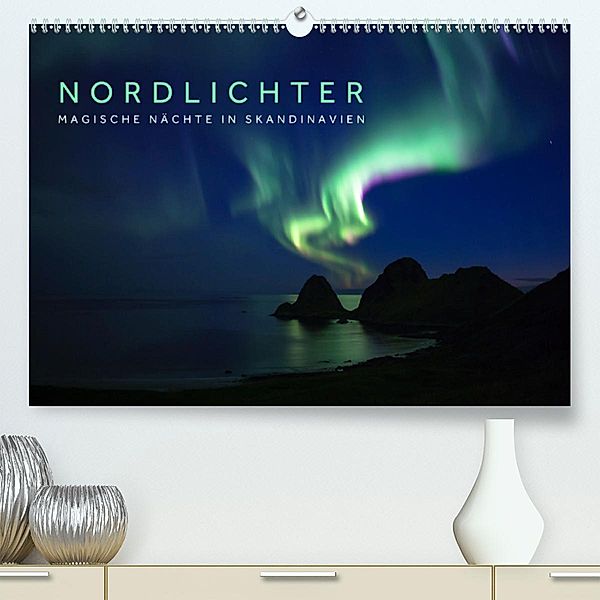 Nordlichter - Magische Nächte in Skandinavien (Premium-Kalender 2020 DIN A2 quer), Lain Jackson