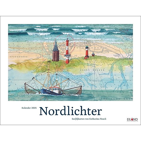 Nordlichter - See(h)karten Kalender 2025