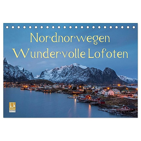 Nordnorwegen - Wundervolle Lofoten (Tischkalender 2024 DIN A5 quer), CALVENDO Monatskalender, Nick Wrobel