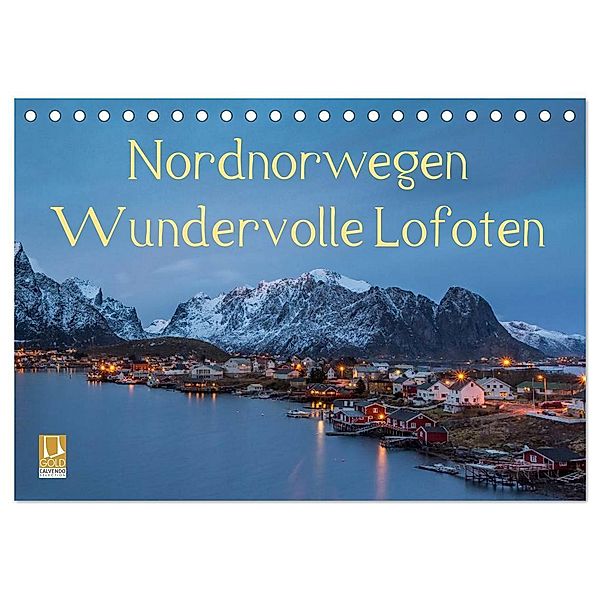 Nordnorwegen - Wundervolle Lofoten (Tischkalender 2024 DIN A5 quer), CALVENDO Monatskalender, Nick Wrobel