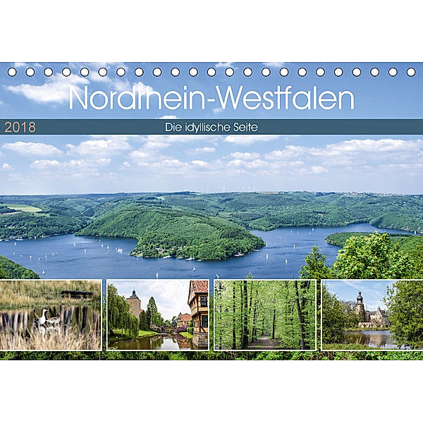 Nordrhein-Westfalen - Die idyllische Seite (Tischkalender 2018 DIN A5 quer), Thomas Becker
