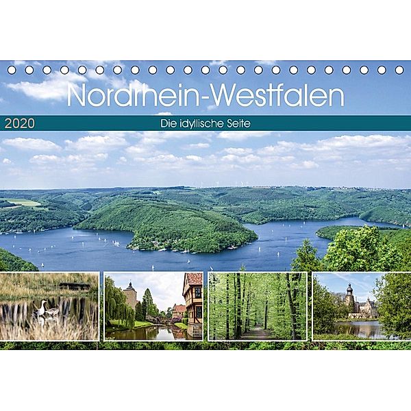 Nordrhein-Westfalen - Die idyllische Seite (Tischkalender 2020 DIN A5 quer), Thomas Becker