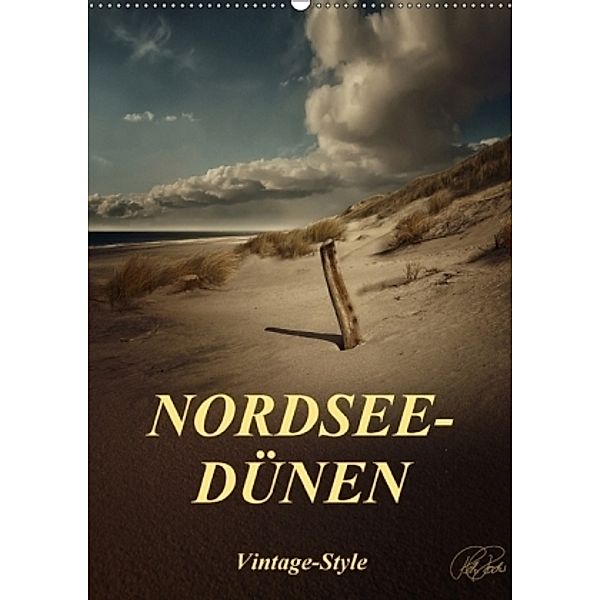 Nordsee-Dünen, Vintage-Style / Planer (Wandkalender 2017 DIN A2 hoch), Peter Roder