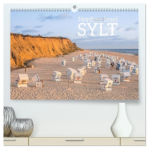 Nordsee Insel Sylt (hochwertiger Premium Wandkalender 2025 DIN A2 quer), Kunstdruck in Hochglanz, Calvendo, Dietmar Scherf
