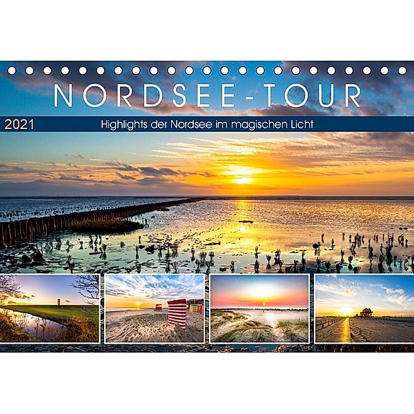 Nordsee-Tour (Tischkalender 2021 DIN A5 quer), A. Dreegmeyer