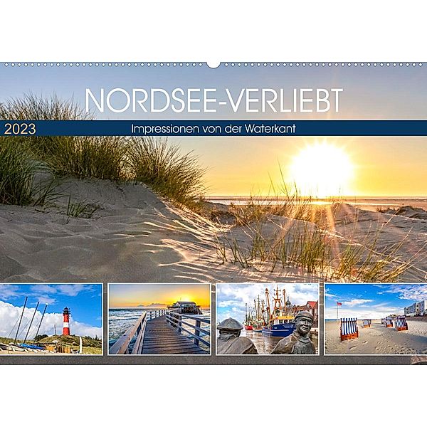 NORDSEE-VERLIEBT (Wandkalender 2023 DIN A2 quer), Andrea Dreegmeyer