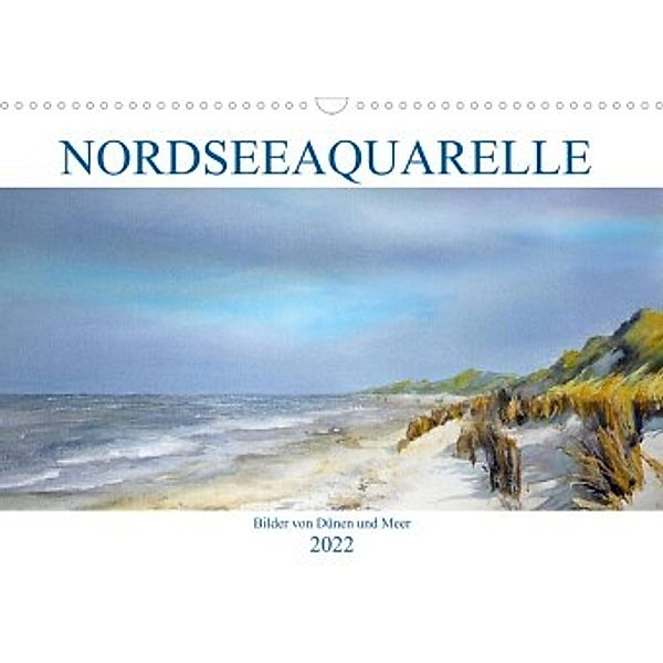 Nordseeaquarelle (Wandkalender 2022 DIN A3 quer), Wiebke Meier