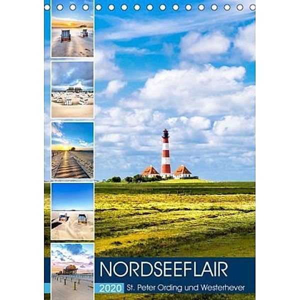 NORDSEEFLAIR - St. Peter Ording und Westerhever (Tischkalender 2020 DIN A5 hoch), Andrea Dreegmeyer