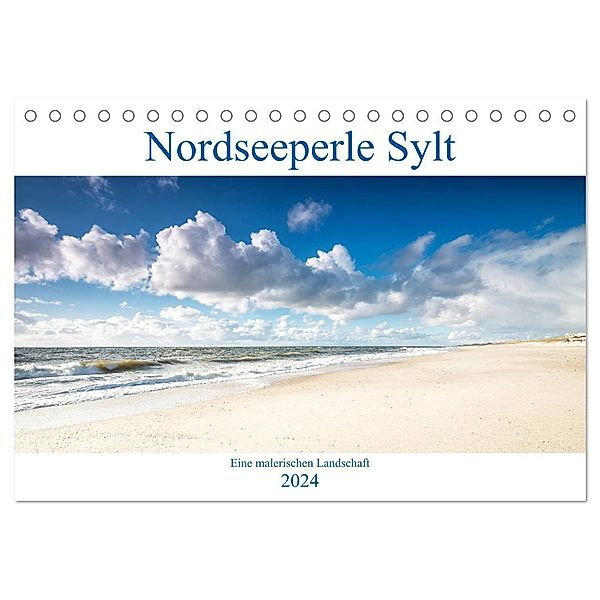 Nordseeperle Sylt (Tischkalender 2024 DIN A5 quer), CALVENDO Monatskalender, Calvendo
