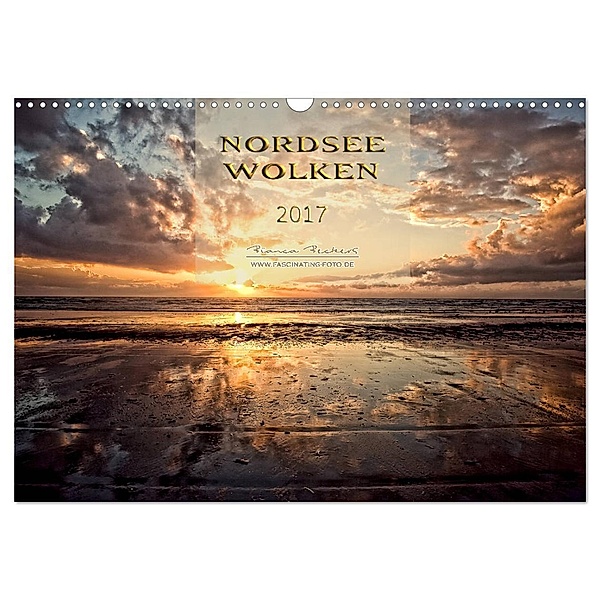 Nordseewolken (Wandkalender 2024 DIN A3 quer), CALVENDO Monatskalender, Fascinating Foto / www.fascinating-foto.de