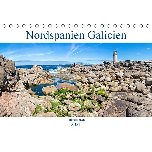 Nordspanien Galicien (Tischkalender 2021 DIN A5 quer), pixs:sell