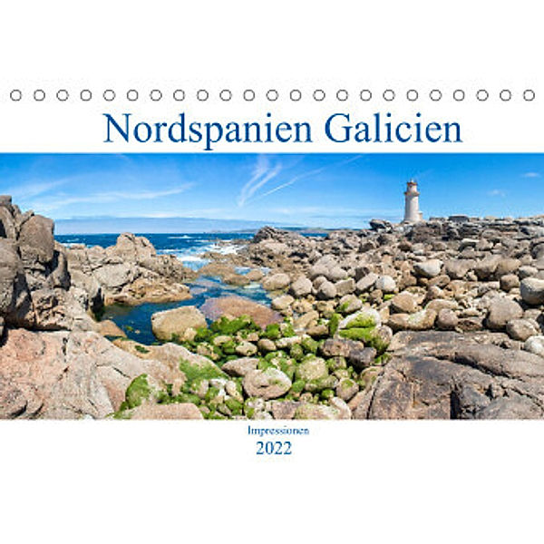 Nordspanien Galicien (Tischkalender 2022 DIN A5 quer), pixs:sell