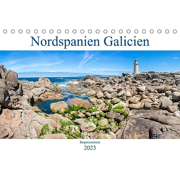 Nordspanien Galicien (Tischkalender 2023 DIN A5 quer), pixs:sell