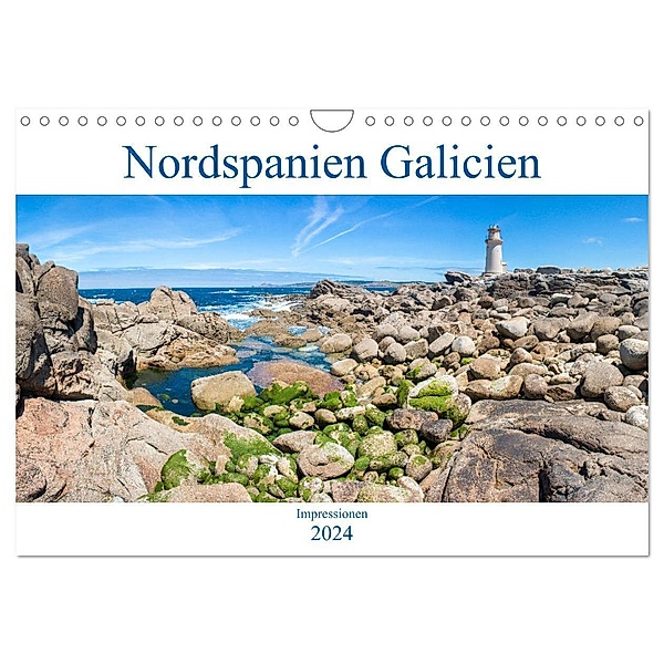 Nordspanien Galicien (Wandkalender 2024 DIN A4 quer), CALVENDO Monatskalender, pixs:sell
