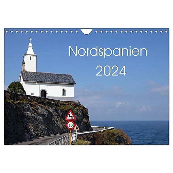 Nordspanien (Wandkalender 2024 DIN A4 quer), CALVENDO Monatskalender, Rainer Großkopf