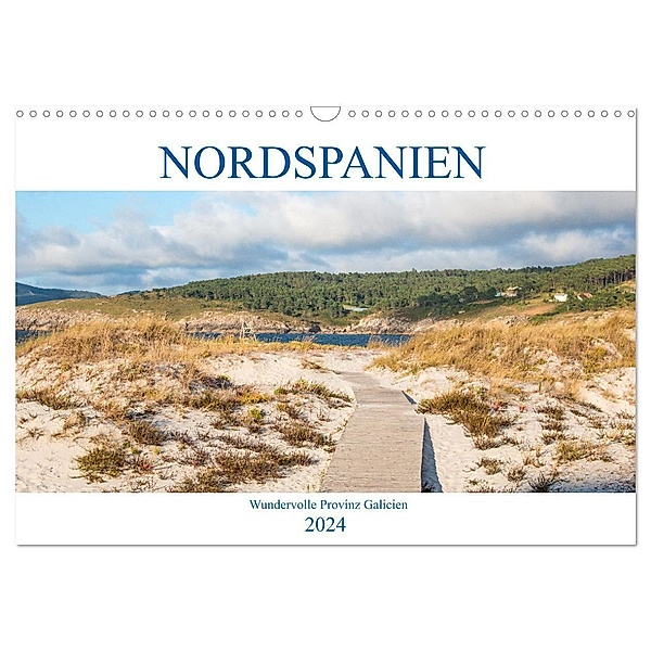 Nordspanien - Wundervolle Provinz Galicien (Wandkalender 2024 DIN A3 quer), CALVENDO Monatskalender, pixs:sell