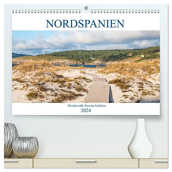 Nordspanien - Wundervolle Provinz Galicien (hochwertiger Premium Wandkalender 2024 DIN A2 quer), Kunstdruck in Hochglanz, pixs:sell