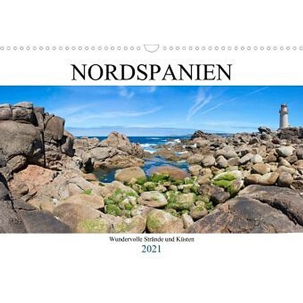 Nordspanien - Wundervolle Strände und Küsten (Wandkalender 2021 DIN A3 quer), pixs:sell