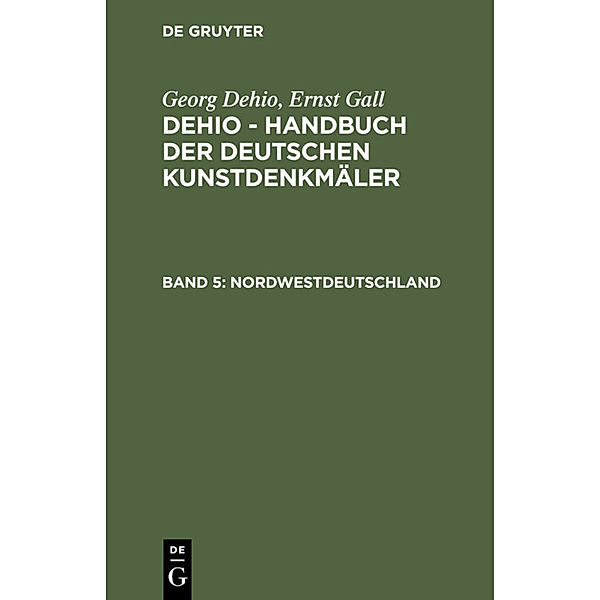 Nordwestdeutschland, Georg Dehio