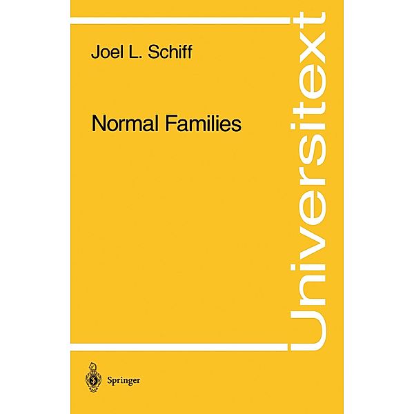Normal Families, Joel L. Schiff