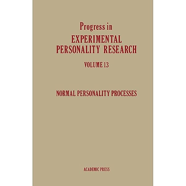 Normal Personality Processes