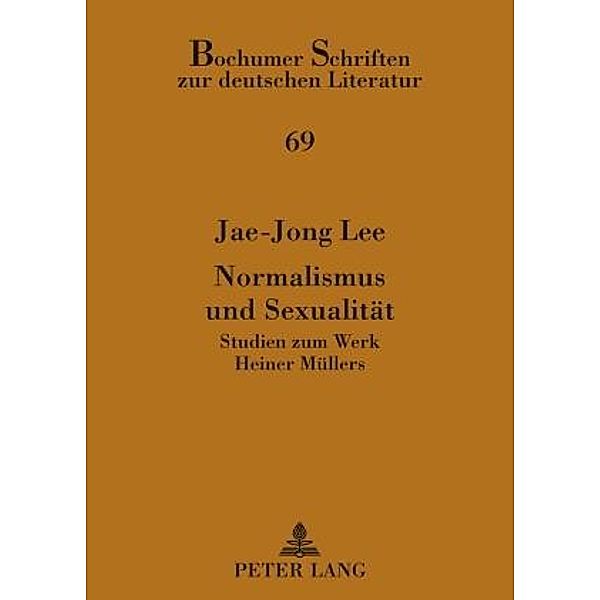 Normalismus und Sexualitaet, Jae-Jong Lee