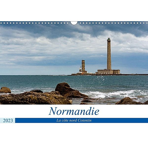 Normandie, la côte nord Cotentin (Calendrier mural 2023 DIN A3 horizontal), Alain Gaymard