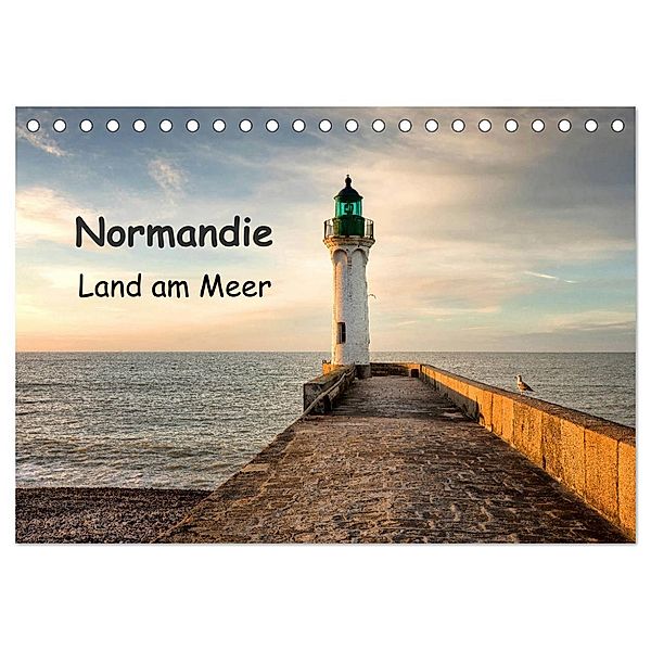 Normandie - Land am Meer (Tischkalender 2024 DIN A5 quer), CALVENDO Monatskalender, Anne Berger
