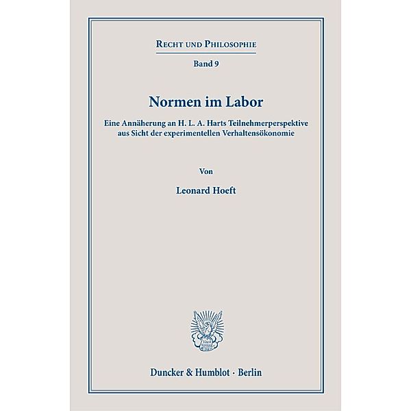 Normen im Labor., Leonard Hoeft