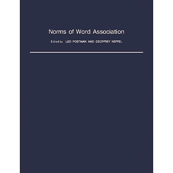 Norms of Word Association