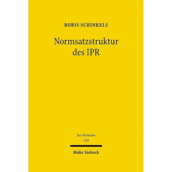 Normsatzstruktur des IPR, Boris Schinkels