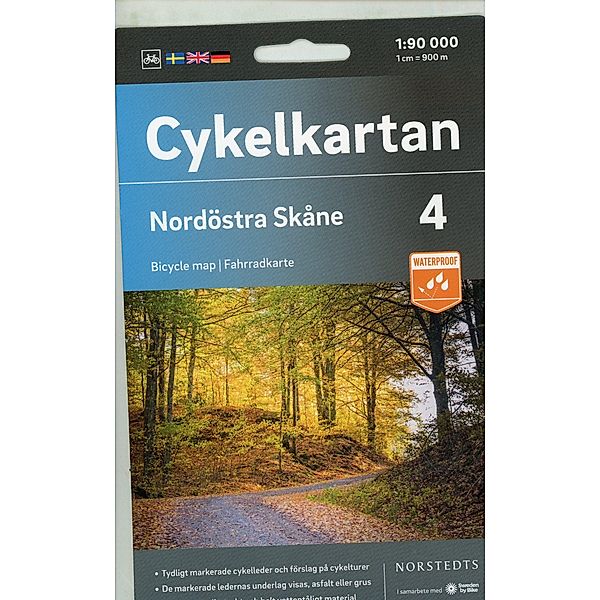 Norstedts Cykelkartan / Blad 4 Nordöstra Skåne
