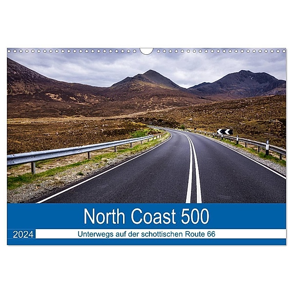 North Coast 500 - Schottlands Traumstraße (Wandkalender 2024 DIN A3 quer), CALVENDO Monatskalender, Reemt Peters-Hein
