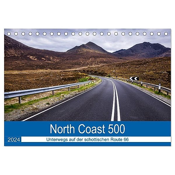 North Coast 500 - Schottlands Traumstrasse (Tischkalender 2024 DIN A5 quer), CALVENDO Monatskalender, Reemt Peters-Hein