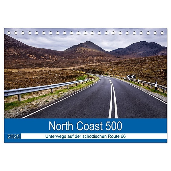 North Coast 500 - Schottlands Traumstraße (Tischkalender 2025 DIN A5 quer), CALVENDO Monatskalender, Calvendo, Reemt Peters-Hein