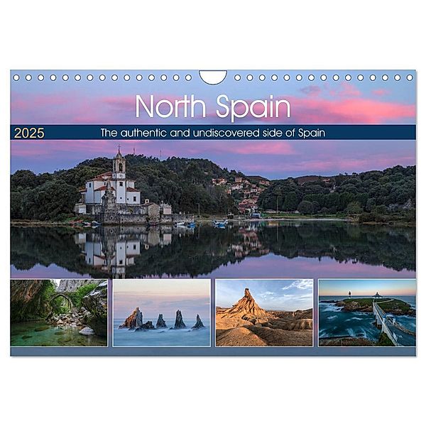 North Spain, the authentic and undiscovered side of Spain (Wall Calendar 2025 DIN A4 landscape), CALVENDO 12 Month Wall Calendar, Calvendo, Joana Kruse