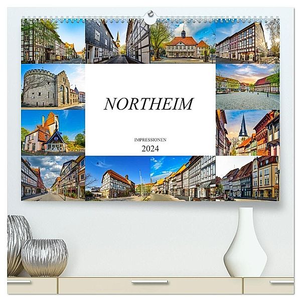 Northeim Impressionen (hochwertiger Premium Wandkalender 2024 DIN A2 quer), Kunstdruck in Hochglanz, Dirk Meutzner