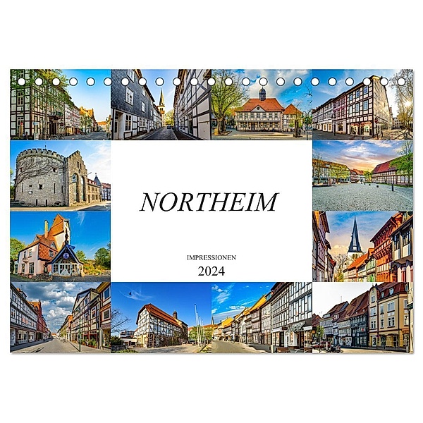 Northeim Impressionen (Tischkalender 2024 DIN A5 quer), CALVENDO Monatskalender, Dirk Meutzner