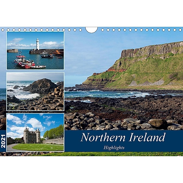 Northern Ireland (Wall Calendar 2021 DIN A4 Landscape), Frauke Scholz